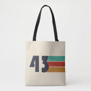 Bolso De Tela nacido en 1943, cumpleaños vintage