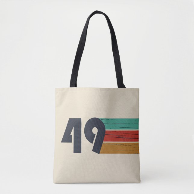 Bolso De Tela nacido en 1949, cumpleaños vintage (Anverso)