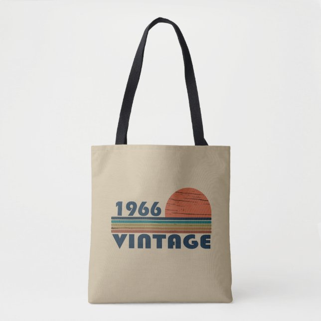 Bolso De Tela Nacido en 1966, en un antiguo cumpleaños (Anverso)