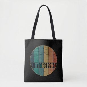 Bolso De Tela Nacido en 1984, es un cumpleaños vintage