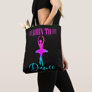 Bolso De Tela Nacido en Dance Ballerina