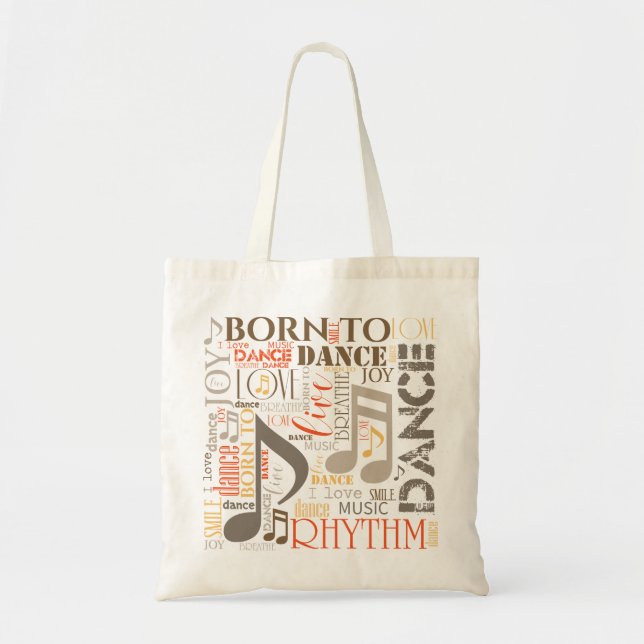 Bolso De Tela Nacido en Dance Brown ID277 (Frente)