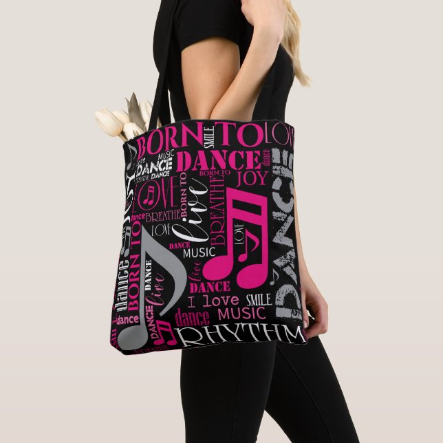 Bolso De Tela Nacido en Dance Pink ID277 (Detalle)