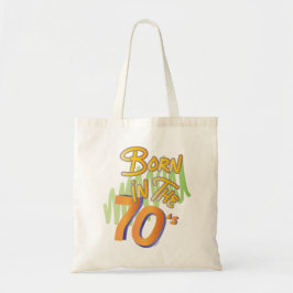 Bolso De Tela Nacido en los 70 de Guay Old AgeFun