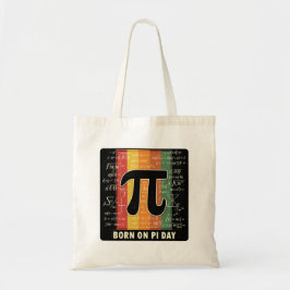 Bolso De Tela Nacido en Pi Day Retro Math