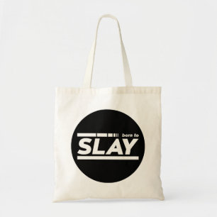 Bolso De Tela Nacido En Tipografía Slay