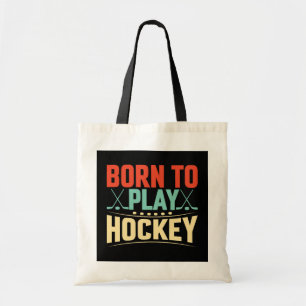 Bolso De Tela Nacido para jugar al hockey