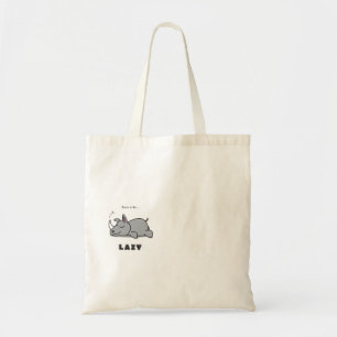 Bolso De Tela Nacido para ser perezoso