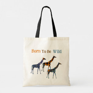 Bolso De Tela Nacido Para Ser Salvaje Giraffe Tote Bag