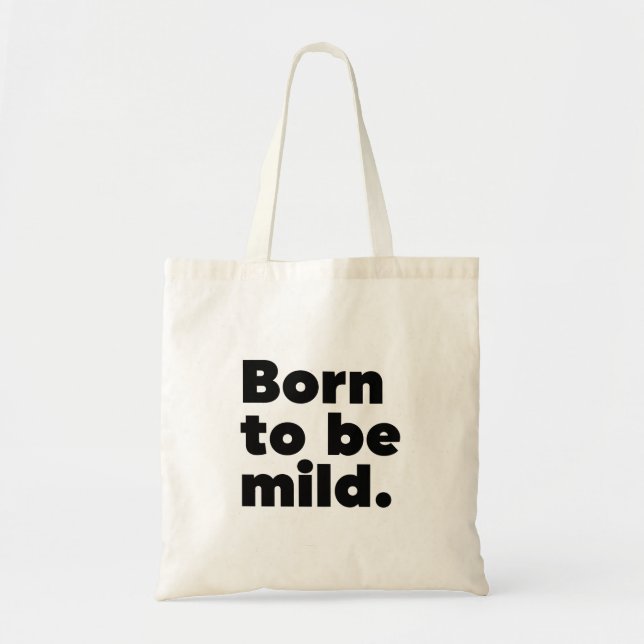 Bolso De Tela Nacido para ser suave (Frente)