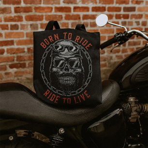 Bolso De Tela Nacido para viajar en bicicleta para vivir