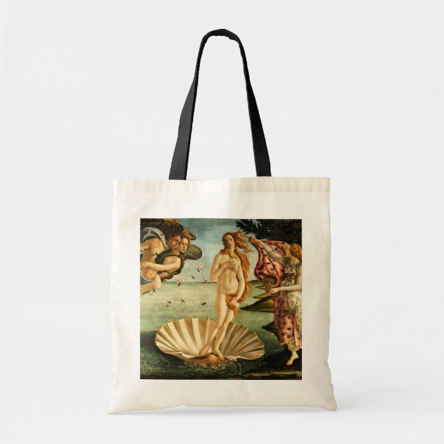 Bolso De Tela Nacimiento Botticelli De Pintura De Arte Renacenti (Frente)