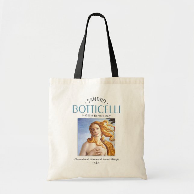 Bolso De Tela Nacimiento de Botticelli de Venus Pintura y Painte (Frente)