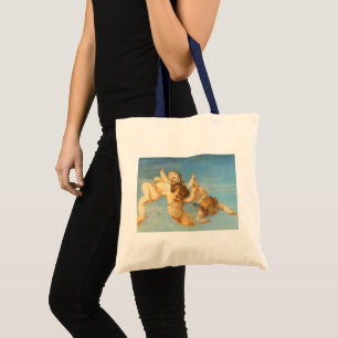 Bolso De Tela Nacimiento de Venus, detalle de ángeles por Alexan