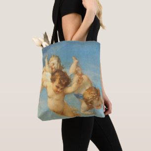 Bolso De Tela Nacimiento de Venus, detalle de ángeles por Alexan