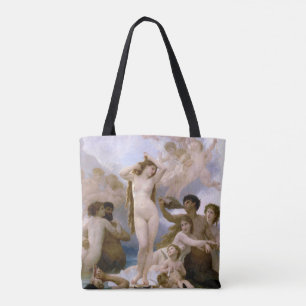 Bolso De Tela Nacimiento de Venus por William-Adolphe Bouguereau