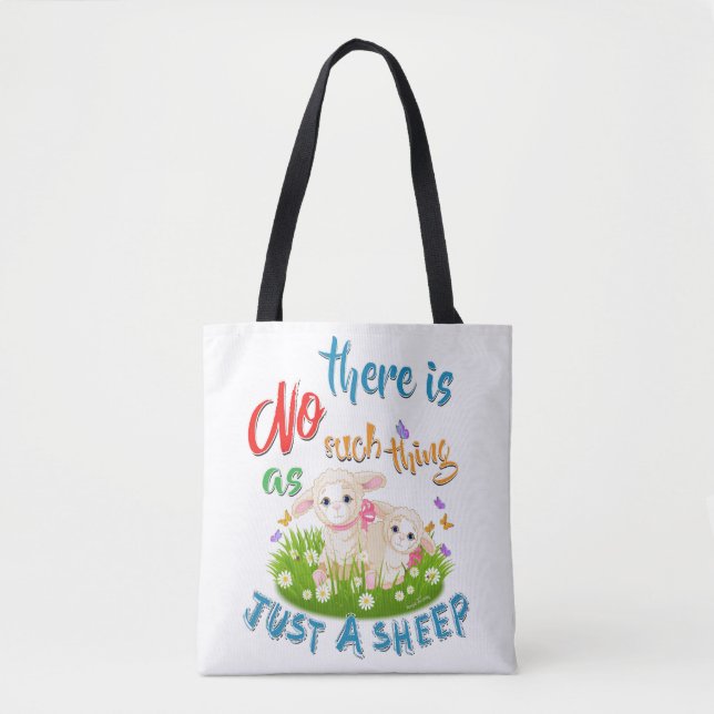 Bolso De Tela NADA como una OVEJA (Anverso)
