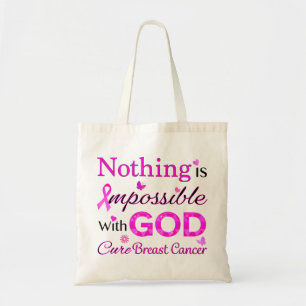 Bolso De Tela Nada es imposible con DIOS