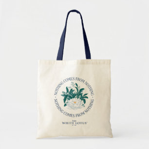 Bolso De Tela Nada Viene De Nada: El Lotus Blanco