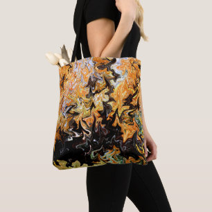 Bolso De Tela Nadando en otoño.....