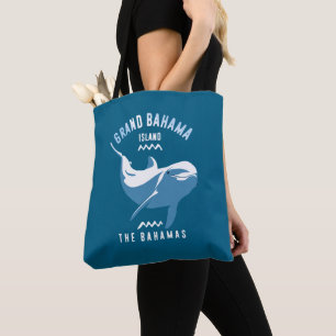 Bolso De Tela Nadar con Delfines Grand Bahama Buceo
