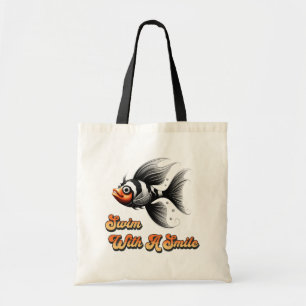 Bolso De Tela Nadar Con Una Sonrisa