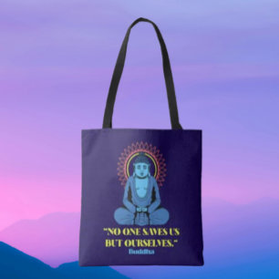 Bolso De Tela Nadie Nos Salva Sino Nosotros Mismos – Buddha Bols