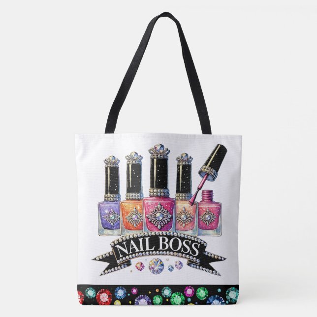 Bolso De Tela NAIL BOSS - SeeBack! (Anverso)