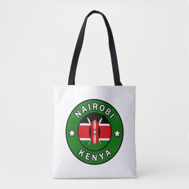 Bolso De Tela Nairobi Kenya (Anverso)