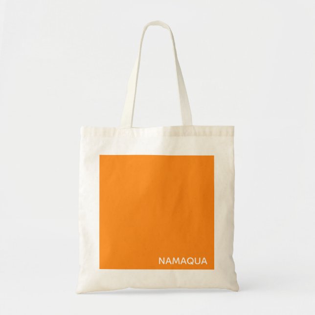 Bolso De Tela Namaqua orange colour name (Frente)