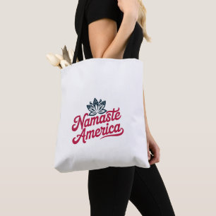 Bolso De Tela Namaste America Yoga Tote Bag