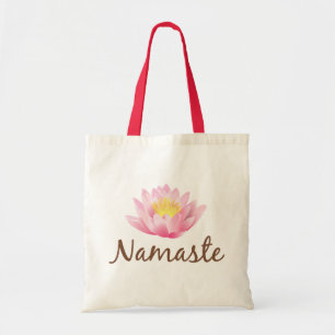 Bolso De Tela Namaste Lotus Flower Yoga
