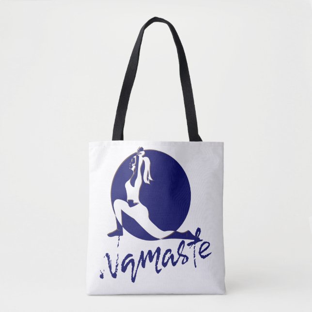 Bolso De Tela Namaste, yoga (Anverso)