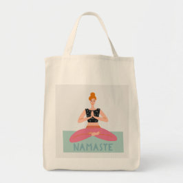 Bolso De Tela Namaste Yoga Ilustracion Cute Tote Bag