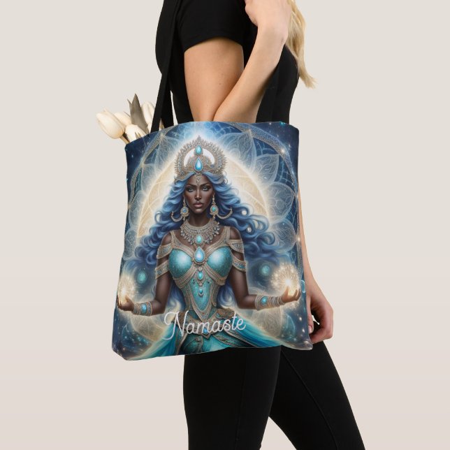 Bolso De Tela Namaste, Yoga, Meditación, Paz, Respeto (Detalle)