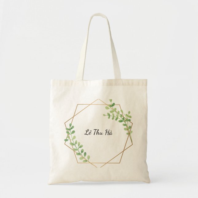 Bolso De Tela Name Tote Bag (Frente)