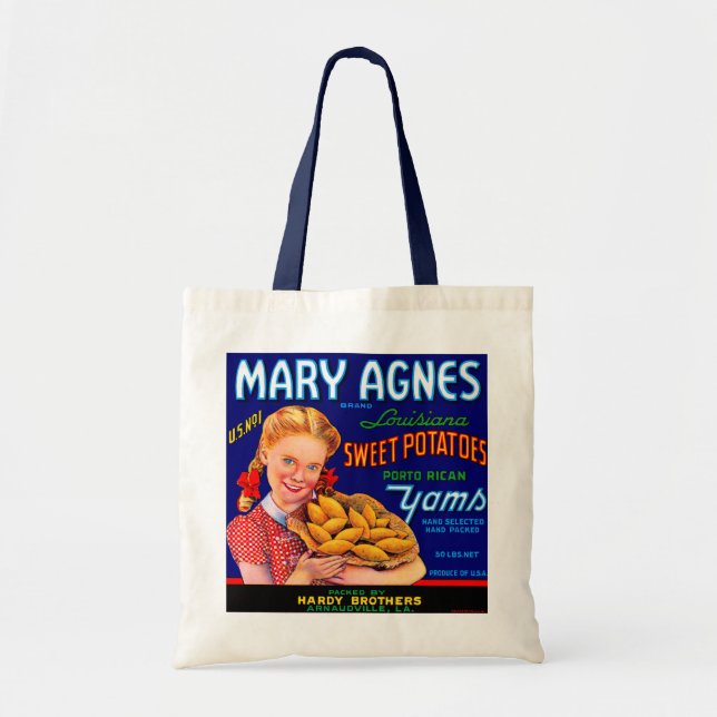 Bolso De Tela Ñames de Maria Inés Luisiana (Frente)