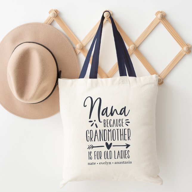 Bolso De Tela Nana | La abuela es para las ancianas (Subido por el creador)