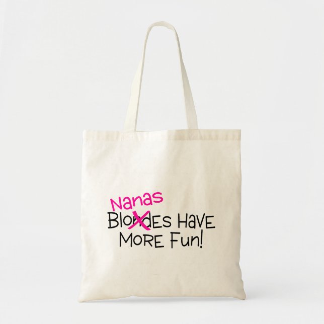 Bolso De Tela Nanas se divierte más (Frente)