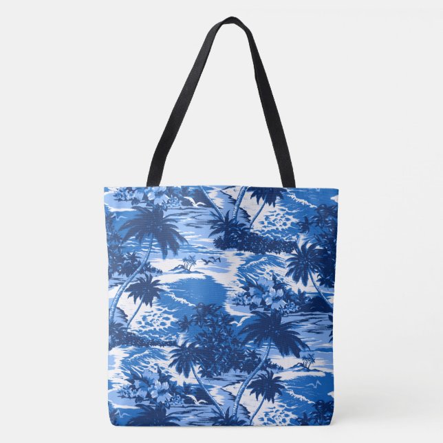 Bolso De Tela Napili Bay Hawaiian Island Scenic Beach Bag (Anverso)