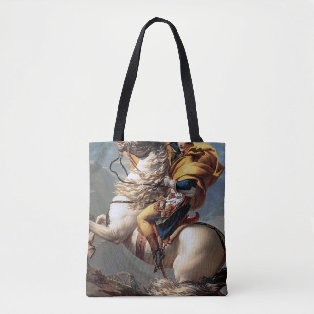 Bolso De Tela Napoleón cruzando los Alpes, Jacques-Louis David (Anverso)