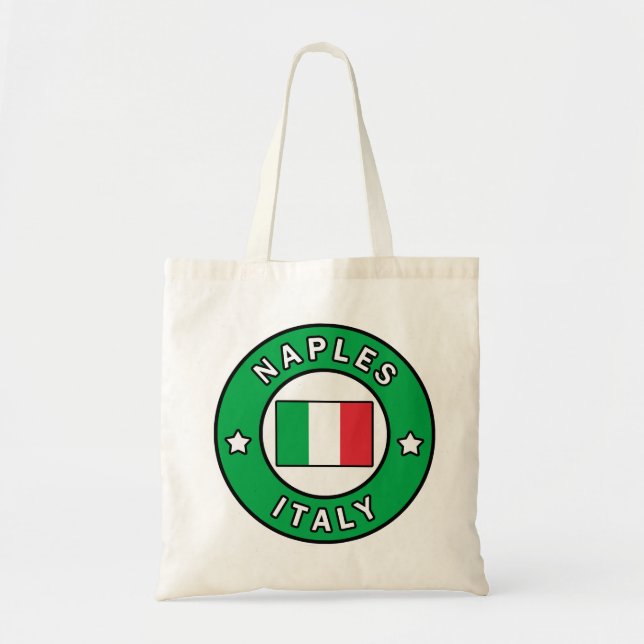 Bolso De Tela Nápoles Italia (Frente)