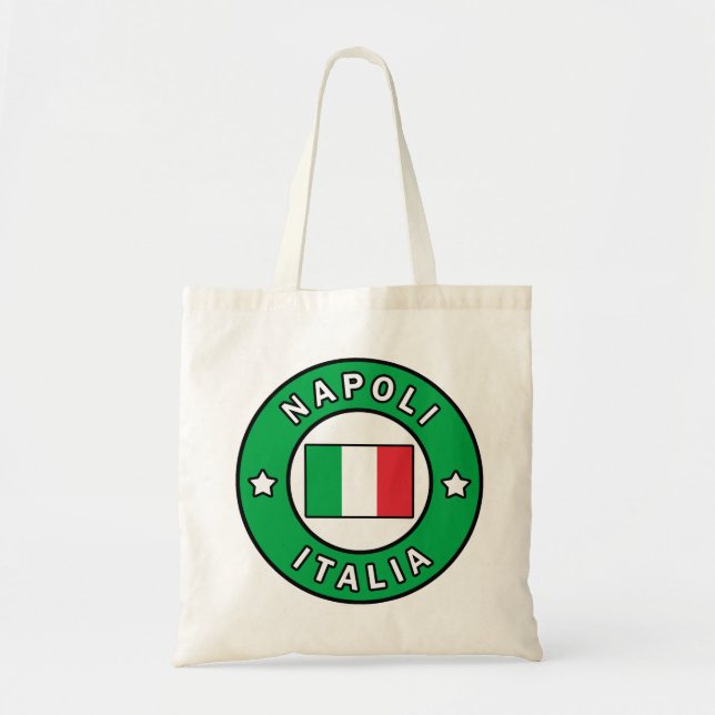 Bolso De Tela Napoli Italia (Frente)