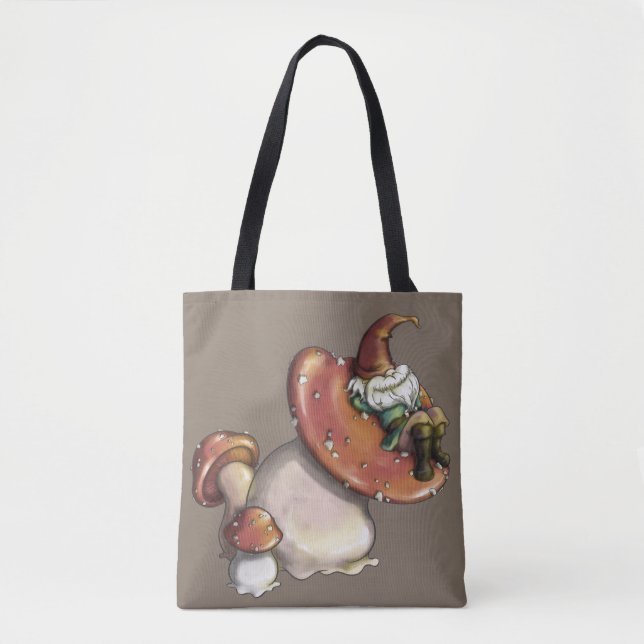 Bolso De Tela Napping Gnome (Anverso)
