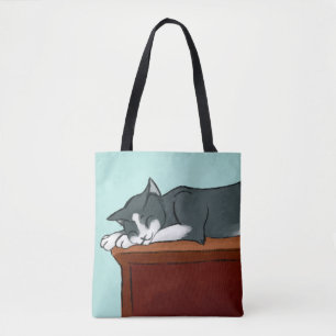 Bolso De Tela Napping Kitty