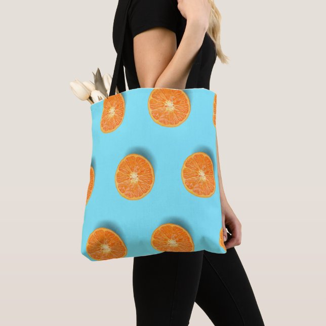 Bolso De Tela Naranja (Detalle)
