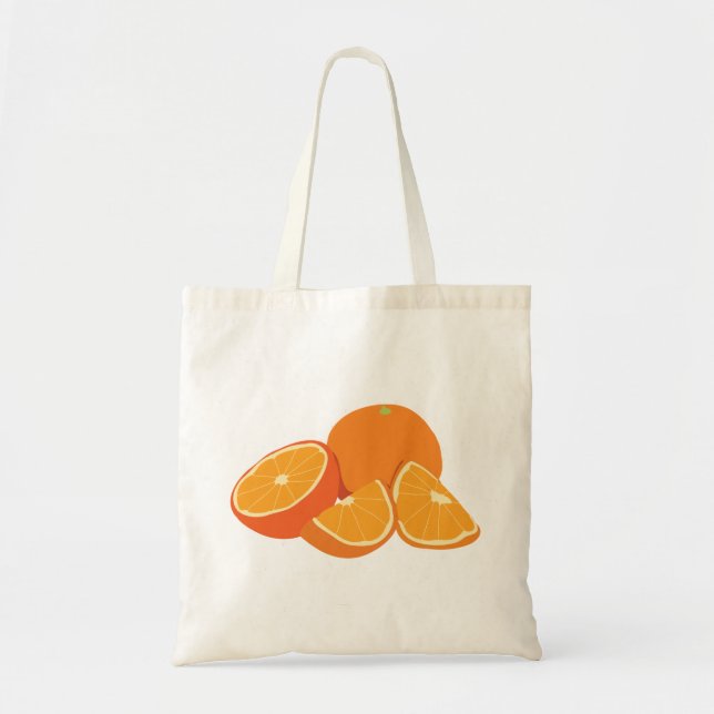 Bolso De Tela Naranja (Frente)