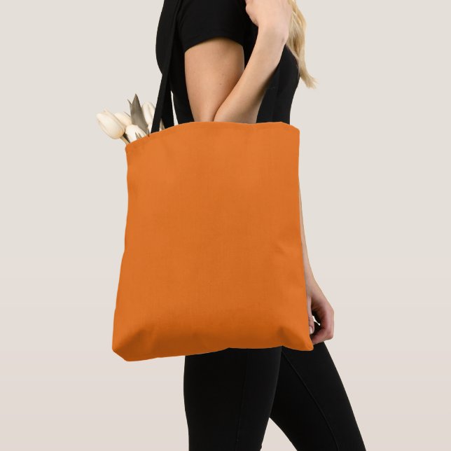 Bolso De Tela Naranja (Detalle)