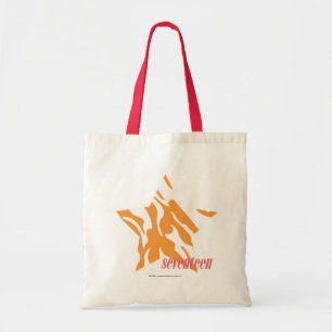 Bolso De Tela Naranja 3 de la cebra