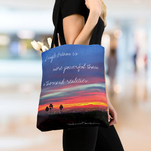 Bolso De Tela Naranja Azul Foto De Amanecer Una Sola Cita De Sue